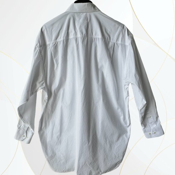 Christian Dior Chemise Cotton Button-Up Dress Shirt White - Picture 3 of 11